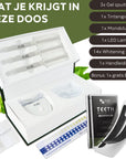 Tandenbleekset & 14 Paar Whitening Strips