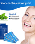 Tandenbleek strips zonder peroxide - 14 paar/28 stuks - Transperant