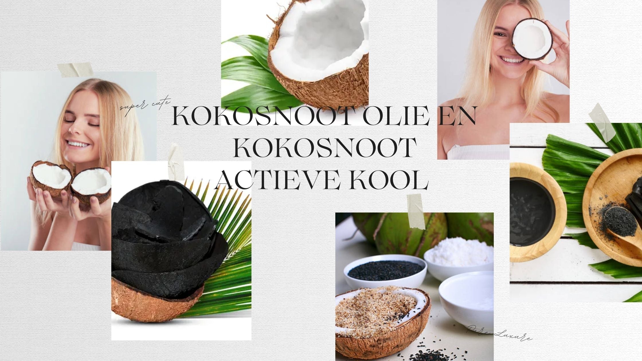 Kokosnoot olie en Kokosnoot actieve kool: Natuurlijke pracht voor je stralende witte glimlach!