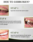 hoe een tandenbleek serum te gebruiken